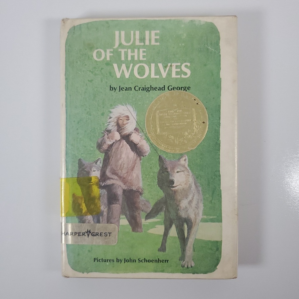 JULIE OF THE WOLVES by Jean Craighead George, Newberry Medal Winner, 1972 HC/DJ